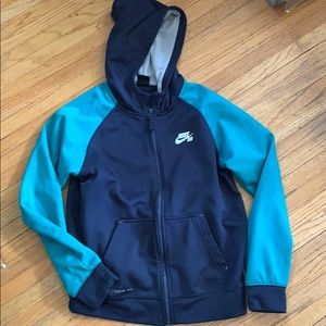 Nike boys zip hoodie.